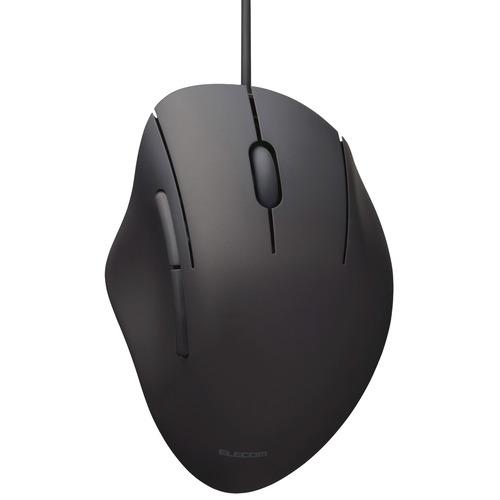エレコム M-SH21UBSKBK 有線5ボタンマウス Windows mac対応 Sサイズ ブラッ...