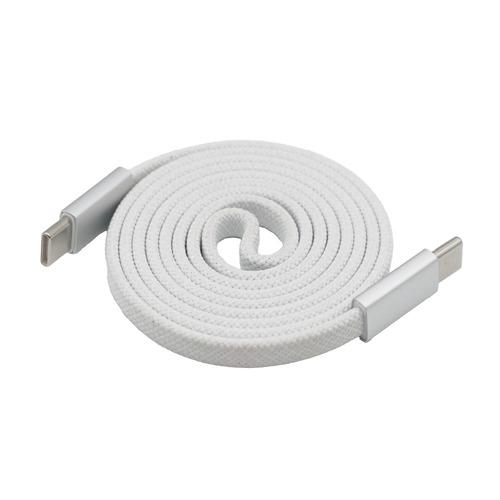 AXELTECH CBMCC01WH フラットマグネットType-C to Type-Cケーブル U...