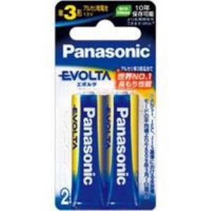 パナソニック LR6EJ/2B アルカリ乾電池単3形 2本パック EVOLTA