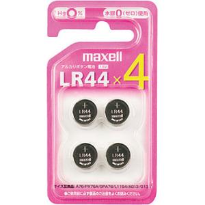 マクセル LR444BSC ボタン形アルカリ電池 LR44 4BSC (4個入り)