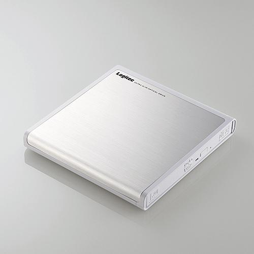 ロジテック LDR-PMJ8U2LWH USB2.0ポータブルDVDドライブ 書込ソフト付き ホワイ...