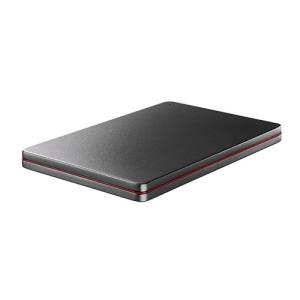 IOデータ HDPX-UTS2K USB 3.0／2.0対応 ポータブルハードディスク「カクうす」 Black×Red 2TB｜yamada-denki