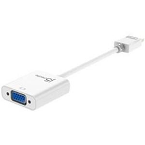 J5 JDA213J HDMI to VGA 変換アダプター ホワイト