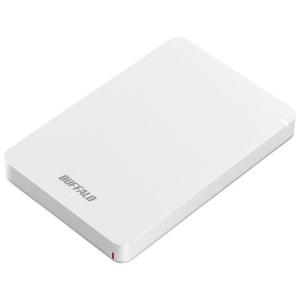 【推奨品】BUFFALO HD-PGF1.0U3-WHA ポータブル外付けHDD 1TB ホワイト HDPGF1.0U3WHA｜ヤマダデンキ Yahoo!店