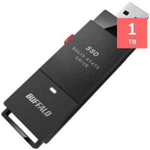 BUFFALO SSD-SCT1.0U3-BA 外付けSSD 1TB 黒色｜yamada-denki