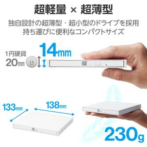 ロジテック LDR-PWA8U3CLWH Ty...の詳細画像1