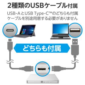 ロジテック LDR-PWA8U3CLWH Ty...の詳細画像2