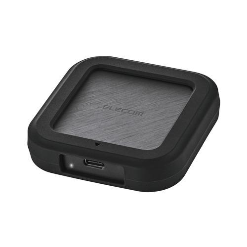 エレコム ESD-EHC2000GBK USB4 40Gbps対応 外付けポータブルSSD 2TB ...