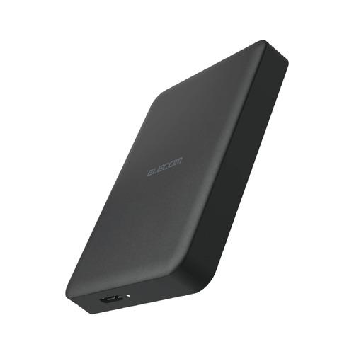 エレコム ELP-HTV020UBK テレビ録画 外付けHDD ポータブル 2.5インチ 2TB 静...