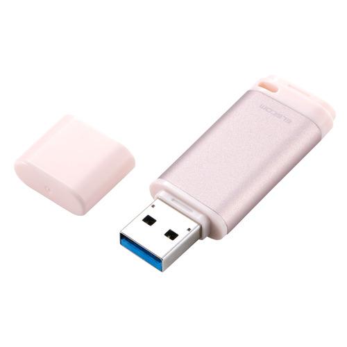 エレコム MF-RCU3128GPK USBメモリ 128GB キャップ式 USB 3.2 Gen1...