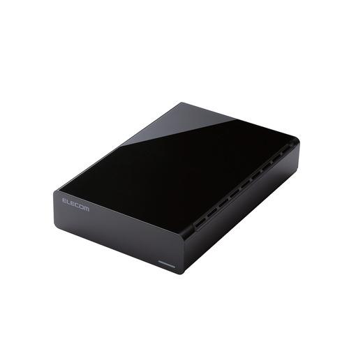 エレコム ELD-HTV080UBK 外付けHDD 8TB テレビ録画用 4K対応 据え置き型 24...