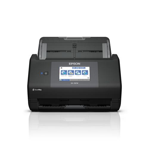 EPSON DS-787W シートフィードスキャナー 4.3型操作パネル搭載 スキャンして送信 両面...
