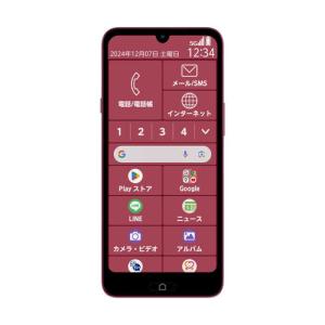 FCNT SIMフリースマートフォン らくらく...の詳細画像1