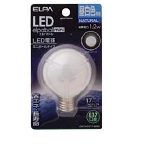 ELPA LDG1N-G-E17-G260 LED装飾電球 ミニボール球形 E17 G50 昼白色｜yamada-denki