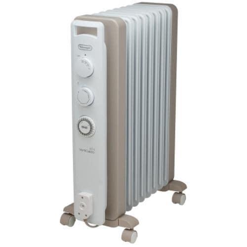 デロンギ RHJ21F0812-WH オイルヒーター ヴェルティカルド 1200W カモミールホワイ...