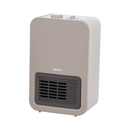 YAMAZEN EDMF-SE061 ミニセラミックヒーター 600W 温度調節機能付 静音タイプ ...