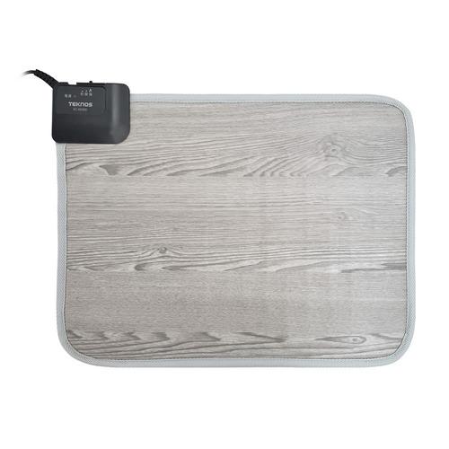 千住 ECKM80 足ぽかマット 表面撥水 切り忘れ防止機能搭載 木目調ライトグレー