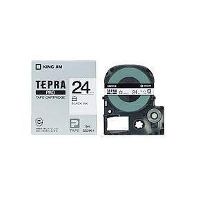 KING JIM SS24KL お得ロング版テプラシール 白 24mm キングジム公式ストア 「テプラ」PROテープカートリッジ 白