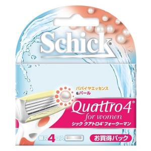 シック クアトロ (Schick Quatro) 4 フォーウーマン 替刃 (4コ入り)｜yamada-denki