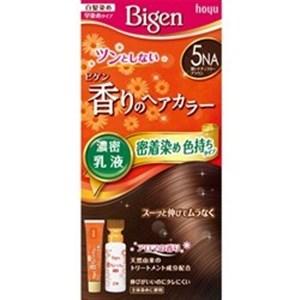 ホーユー ビゲン 香りのヘアカラー 乳液 5NA 深いナチュラリーブラウン｜yamada-denki