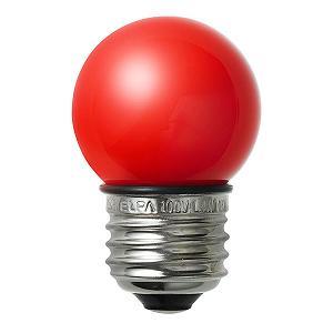 エルパ LDG1R-G-GWP254 LED電球 ミニボール ( G40形・赤色・口金E26 )｜yamada-denki