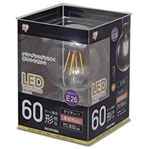 アイリスオーヤマ LDG7L-G-FC LEDフィラメント電球 ボール電球型 クリア 一般電球60形相当 電球色 密閉形器具対応｜yamada-denki