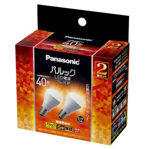 パナソニック LDA4LGE17K4ESW2F2T パルック LED電球 プレミア 4.2W 2個入...