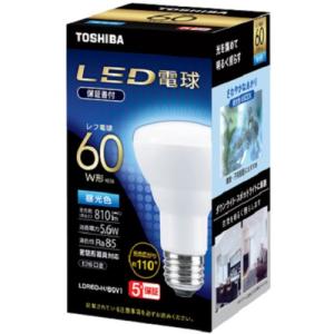 東芝 TOSHIBA レフ球タイプLED電球E26口金R形40W 電球色 ［E26