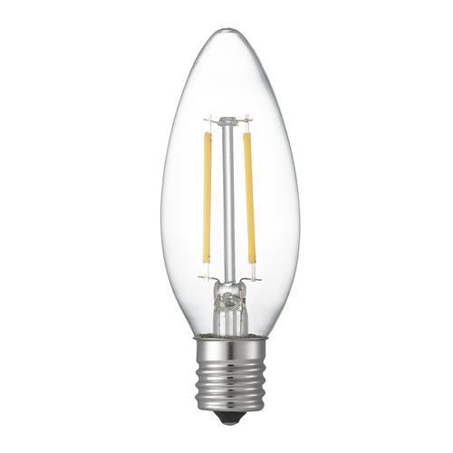 ヤザワ LDC2LG32E17C2 フィラメントLED 25W C32 シャンデリア形 E17  ク...