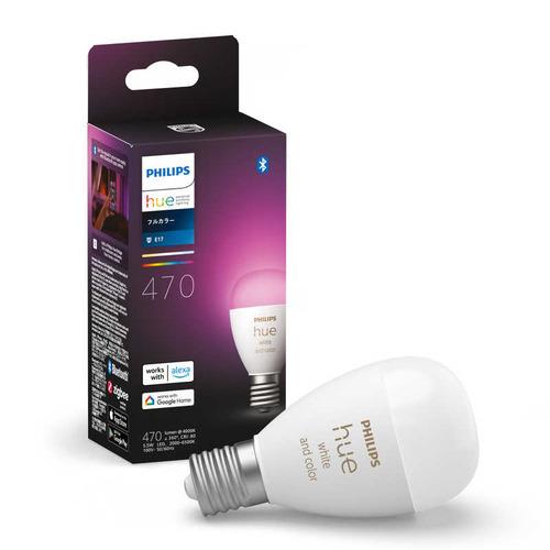 フィリップスPhilips Hue フルカラー E17 LED電球 40W形相当 一般電球形 40W...