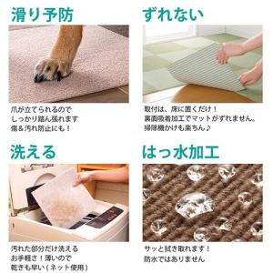 サンコー ペット用撥水タイルマット同色20枚入...の詳細画像4