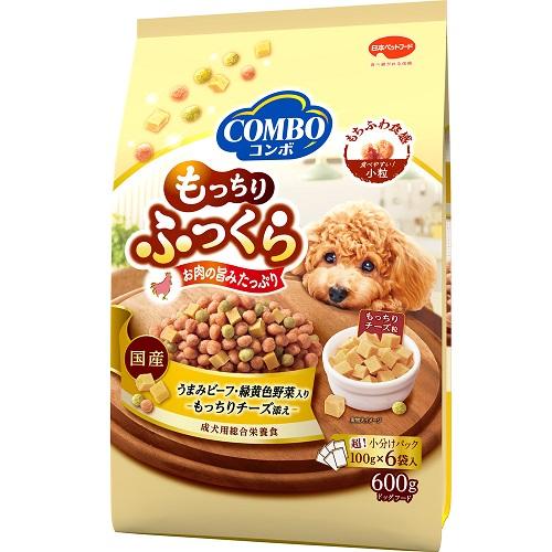 日本ペットフード コンボ もっちりビーフ・チーズ 600g