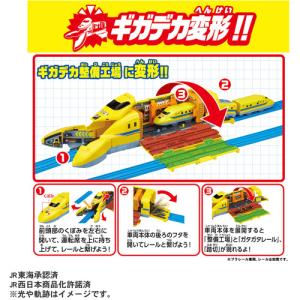 タカラトミー プラレール 動くぞ!変形!ギガデ...の詳細画像4