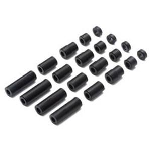 タミヤ 【ミニ四駆】ミニ四駆用パーツ 軽量プラスペーサーセット（12／6．7／6／3／1．5mm） ...