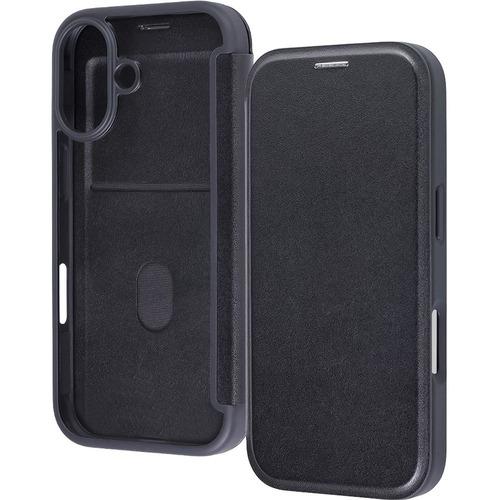 レイ・アウト iPhone17 クリアフリップケース マグネット ／ ブラック RT-P52LCC／...
