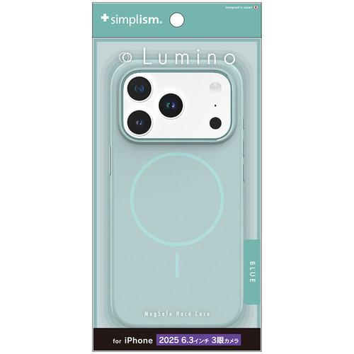 トリニティ iPhone17 Pro MS対応 ハードケース ブルー TR-IP25M3-LOMS-...