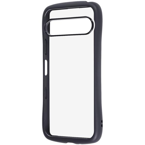 レイ・アウト　Xperia 10 VII ／ Puffull 耐衝撃 バンパー HBケース ／ ブラ...