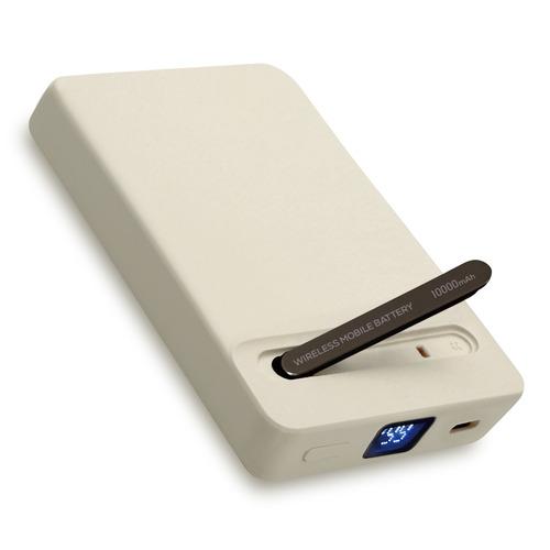 OSMA SSLC2W100-CCOW 準個体電池ワイヤレスモバイルバッテリー 2ポート USB P...