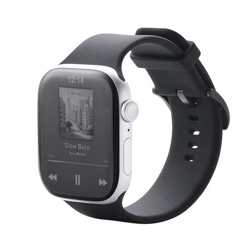 エレコム AW-25BBDTSBK アップルウォッチ シリコンバンド Apple Watch SE ...