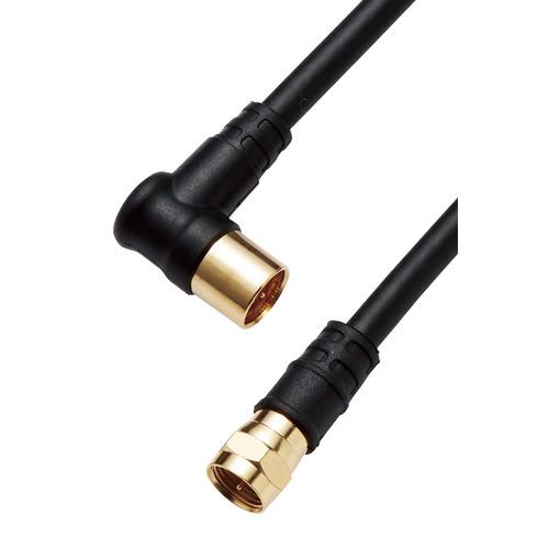 DXアンテナ 4JW1FLSB（B） 2K4K8K対応 4Cアンテナケーブル S形プラグ-F型接栓 ...