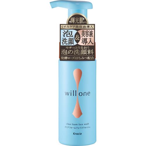 クラシエHP willone クリアフォームフェイスウォッシュ 洗顔フォーム 150ml 水色
