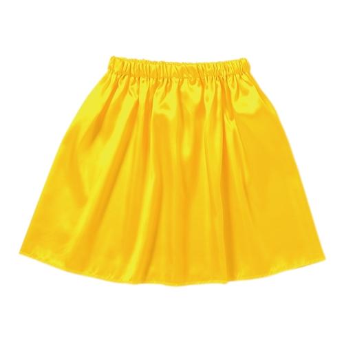 アーテック ソフトサテンフレアスカート M 黄 18623