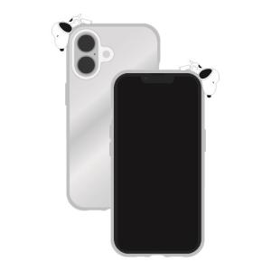 グルマンディーズ SNGG-86A ピーナッツ フレーム IIIIfit CleariPhone 16 2LENS model対応ケース スヌーピー