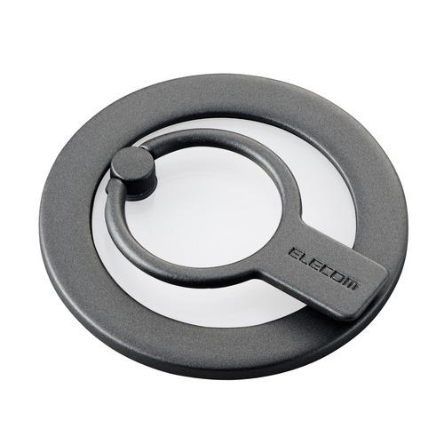 エレコム P-STRMKHICRSV マグネットスマホリング 2WAY MagSafe 対応 iPh...
