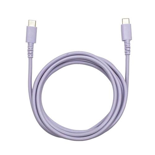 クオリティトラストジャパン QTC0417PU PD60W対応 Type-C to C やわらかいの...