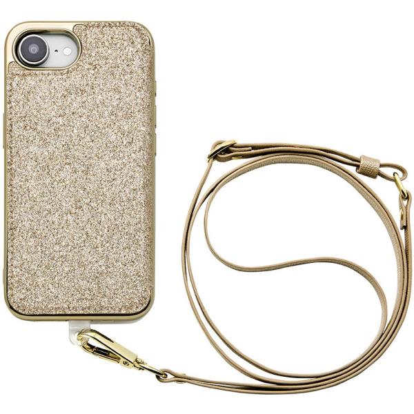 ユニケース Cross Body Case Duo iPhone 16e用  (prism gold...