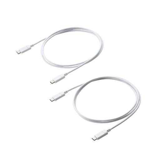 エレコム MPA-CCTW10WH スマホやタブレット高速充電！USB2.0、USB PD対応 US...