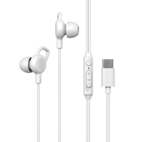 OSMA ESM-C201WH Type-C端子柔らかイヤホン DAC搭載 ホワイト