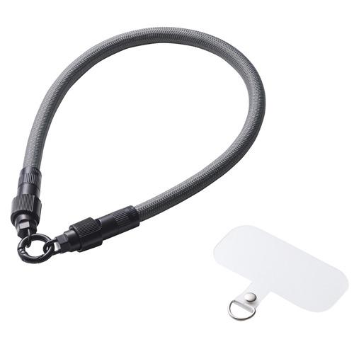 エレコム P-STHH1CC08BK スマホ ハンドストラップ USB Type-C to C 30...