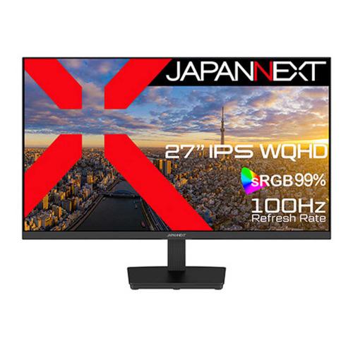 JAPANNEXT 27インチ IPSパネル搭載 WQHD液晶モニター HDR sRGB：99％ J...